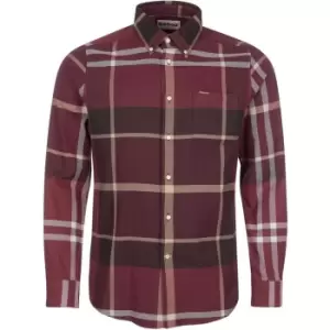 Image of Barbour Dunoon Taillored Shirt - Red