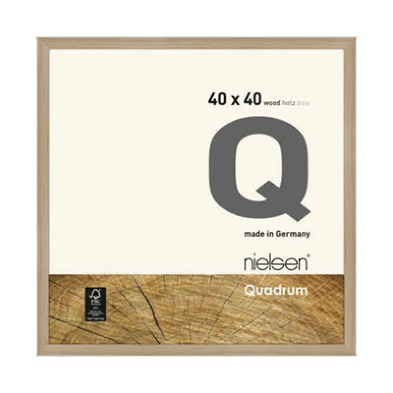 Image of Nielsen Quadrum 40 X 40Cm Oak Wooden Picture Frame