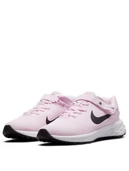 Image of Nike Revolution 6 Flyease - Pink/Black, Size 5.5
