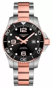 Image of LONGINES L37823587 HydroConquest Automatic 43mm Two Tone Watch