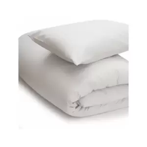 Image of Belledorm Easycare Polycotton Percale 200 Thread Count Duvet Cover, Cloud, Single