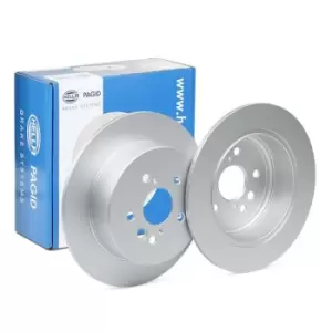 Image of HELLA Brake disc 8DD 355 118-721 Brake rotor,Brake discs TOYOTA,DR,CHERY,RAV 4 II (CLA2_, XA2_, ZCA2_, ACA2_),DR 5 SUV,TIGGO