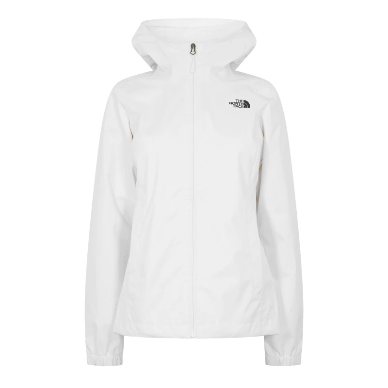 Image of The North Face Womens Quest Hooded DryVent Waterproof Jacket White Dune female 12 (M)