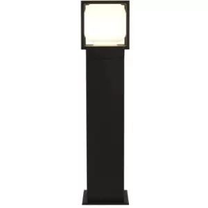 Image of Searchlight Athens Outdoor 1 Light LED Post, Die Cast, Opal Shade IP54 3000K