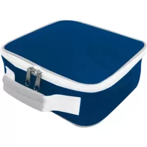 Image of Shugon Sandwich Lunchbox (4 Litres) (One Size) (Royal/Light Grey) - Royal/Light Grey