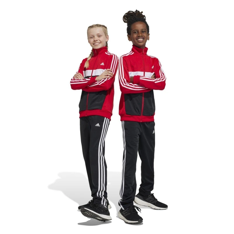 Image of adidas Essentials Tiberio Tracksuit - Black 11 - 12 Years