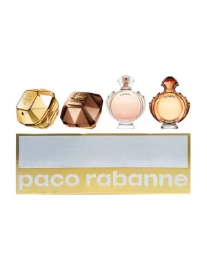 Image of Paco Rabanne Gift Set 5ml Lady Million + 5ml Lady Million Prive + 6ml Olympea + 6ml Olympea Intense