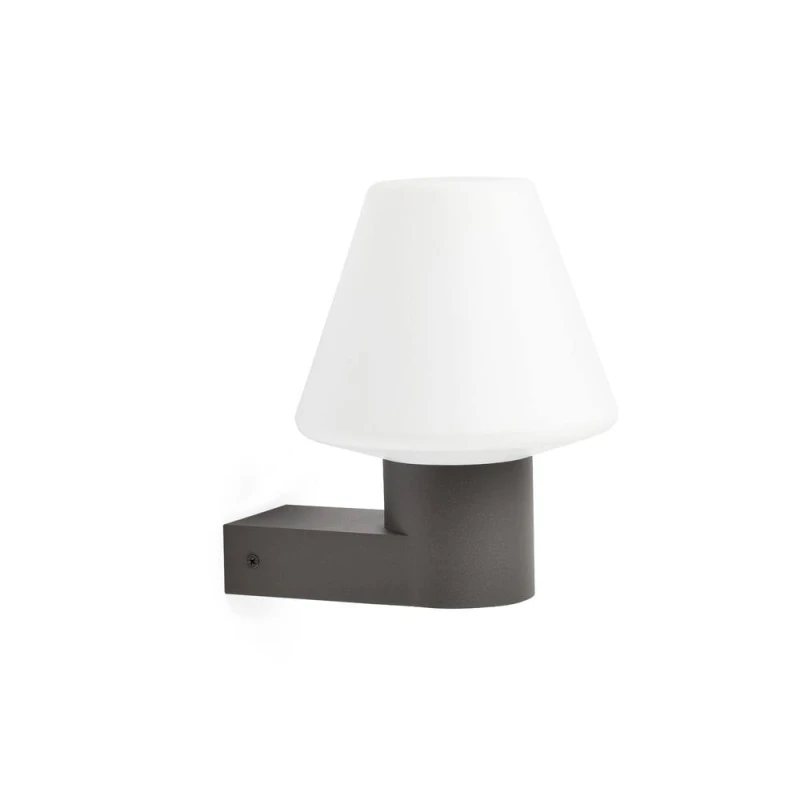 Image of Faro Barcelona Faro Barcelona Mistu Outdoor Wall Light - Dark Grey