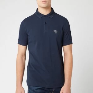 Image of Barbour Beacon Mens Polo Shirt - Navy - M - Blue
