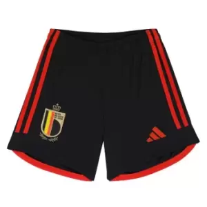 Image of adidas Belgium Home Shorts 2022 2023 Juniors - Black