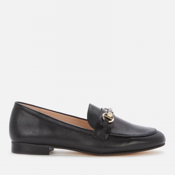 Image of Dune Womens Grange Leather Loafers - Black - UK 8