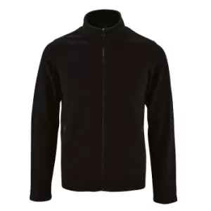 Image of SOLS Mens Norman Fleece Jacket (S) (Black)