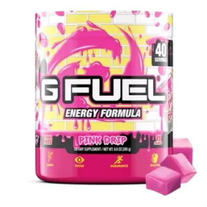 Image of G Fuel Pink Drip Tub (40 Servings) Elite Energy and Endurance Formula