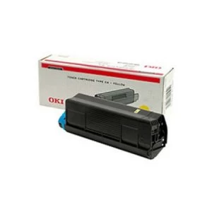 Image of OKI 43487709 Yellow Laser Toner Ink Cartridge