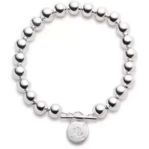 Image of Ladies Lauren Ralph Lauren Base metal BR 7.75 BEADED PADLOCK W/TGGLE