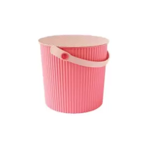 Image of Omnioutil Storage Bucket & Lid Mini Flamingo Pink LT Pink