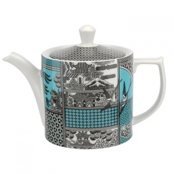 Image of Spode PW Willow Tea Pot