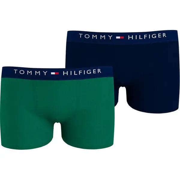Image of Tommy Hilfiger Tommy 2 Pck Trunks Jn42 Trunks 8-10Y Blue 42920419175