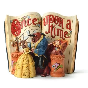 Image of Love Endures Storybook (Beauty and The Beast) Disney Traditions Figurine