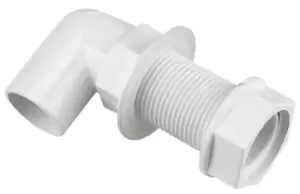 Image of Floplast Solvent Weld Bent Waste Tank Connector, (Dia)21.5mm