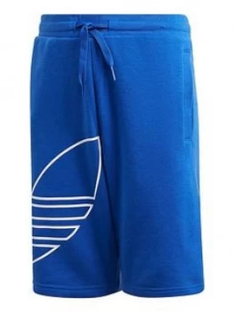 Image of Adidas Originals Big Trefoil Shorts - Blue