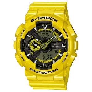 Image of Casio G-SHOCK Standard Analog-Digital Watch GA-110NM-9A - Yellow