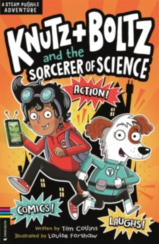 Image of Knutz and Boltz and the Sorcerer of Science : A STEAM Puzzle Adventure Paperback / softback