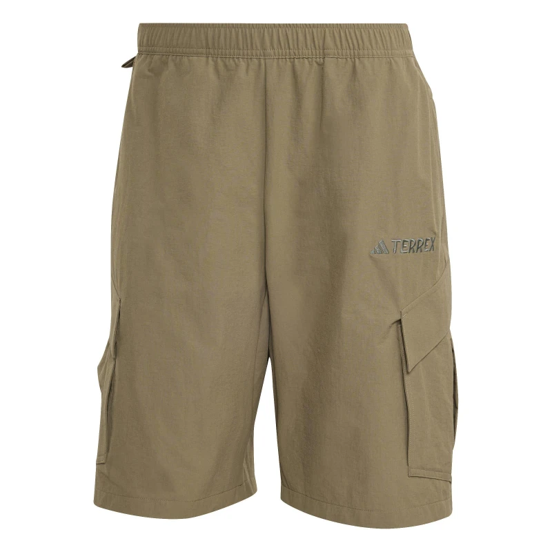 Image of adidas Terrex Xploric Cargo Shorts Mens Olive male S