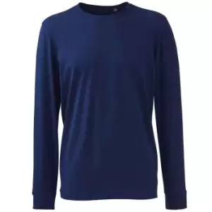 Image of Anthem Mens Long-Sleeved T-Shirt (M) (Navy)