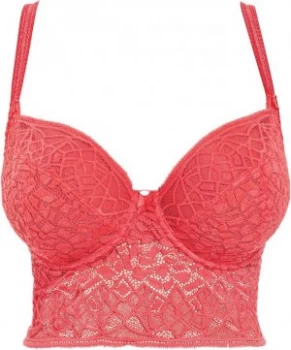Image of Freya Soiree lace underwire bralette Coral
