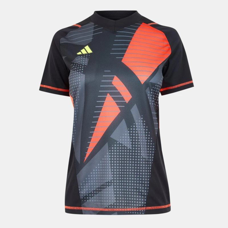 Image of adidas Womens Short-Sleeve Performance T-Shirt Black female 10 (S)