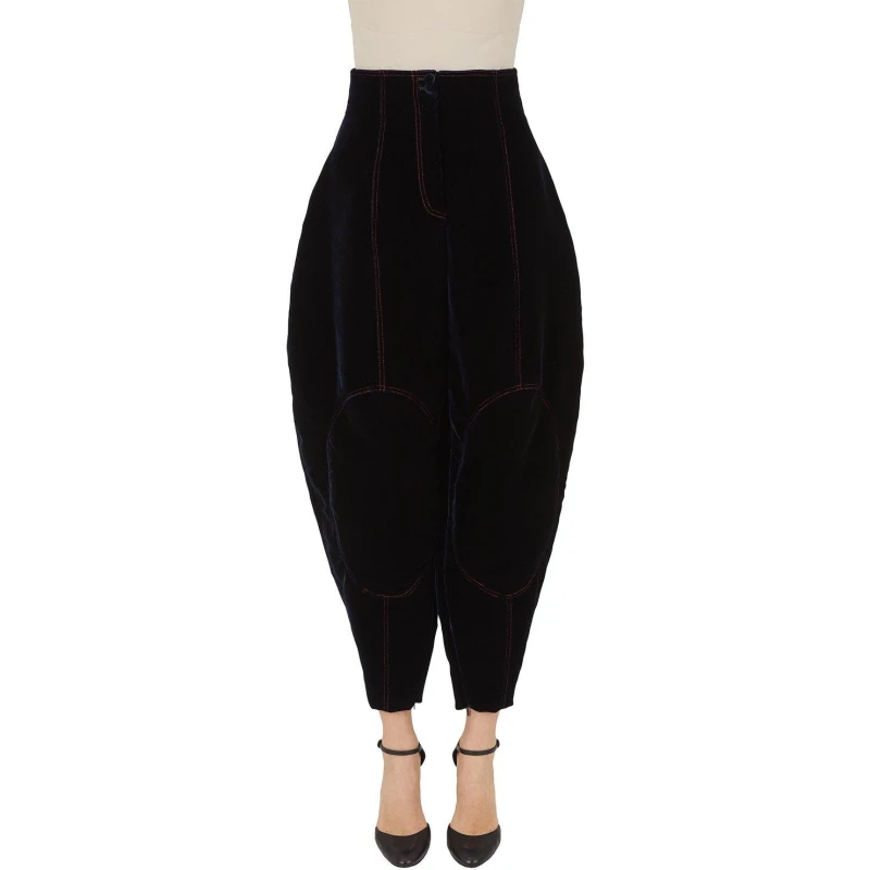 Image of Emporio Armani Womens Straight Leg Trouser Notte female 10 (S)