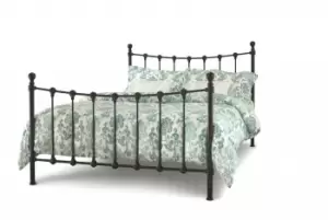 Image of Serene Marseilles 4ft Small Double Black Metal Bed