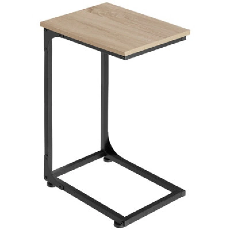 Image of Tectake Bedside Table Erie - Industrial Style, 40 X 30 X 63cm - Industrial Wood Light, Oak Sonoma
