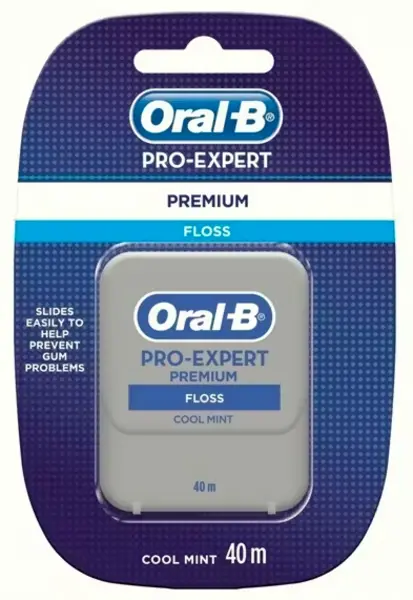 Image of Oral B Pro Expert Premium Cool Mint Dental Floss 40m