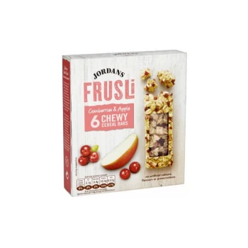 Image of Tasty Cranberry & Apple Slice Bar - Multipack - (30g x 6) - 57836 - Jordans