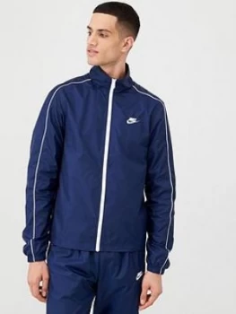 Image of Nike Sportswear Woven Tracksuit - Navy, Size XL, Men