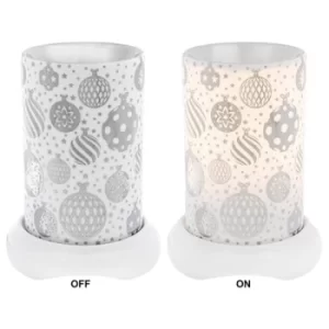 Image of Xmas Aroma Lamp Bauble Silver