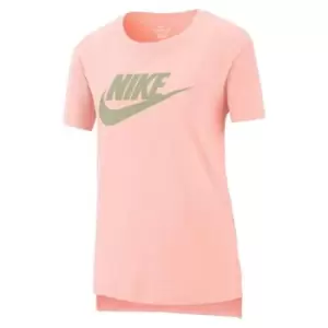 Image of Nike Sportswear Big Kids T-Shirt Junior Girls - Pink