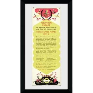 Image of Transport For London Adoption Parade 50 x 100 Framed Collector Print