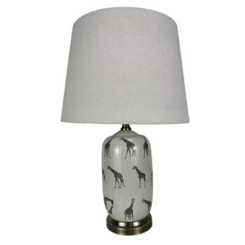 Image of Lamp and Shade - Ceramic - L14 x W14 x H41cm MinsterStylishLivingLtd7477