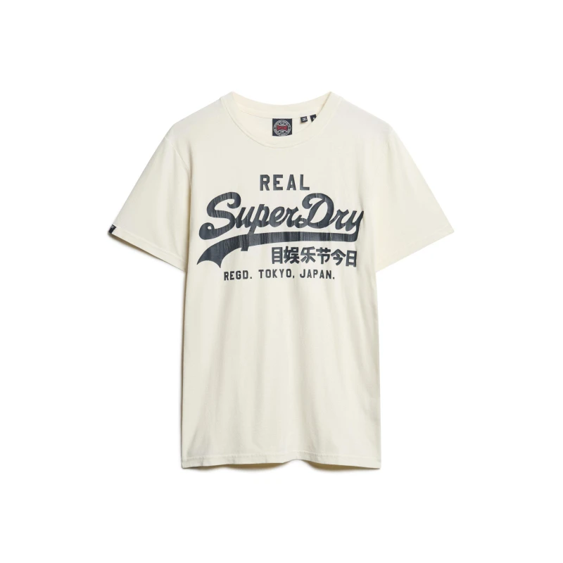 Image of Superdry Vintage Logo T Shirt - White White M