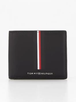 Image of Tommy Hilfiger TH Commuter Bifold Wallet - Black, Men