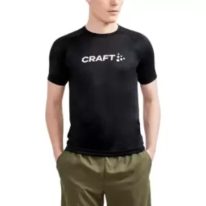 Image of Craft Mens Core Unify Logo T-Shirt (S) (Blaze)