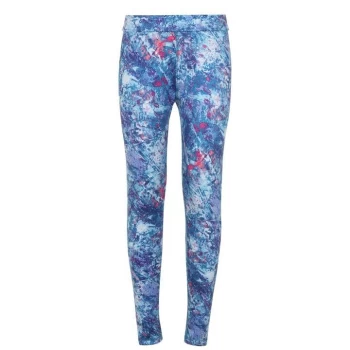 Image of USA Pro Training Tights Junior Girls - Paint Splat