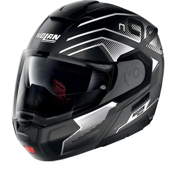 Image of Nolan N90-3 Comeback 43 Flat Black ECE 22.06 Modular Helmet Size M