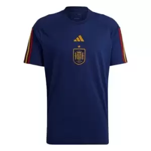 Image of adidas Spain Travel T-Shirt Mens - Team Navy Blue 2
