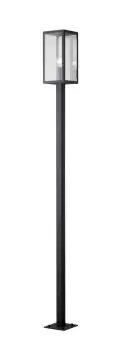 Image of Mirage Outdoor Lamp Post Lantern, Anthracite, IP44, E27