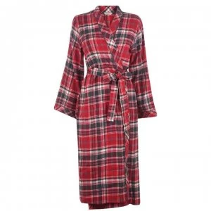 Image of Cyberjammies Red Check Robe - Red