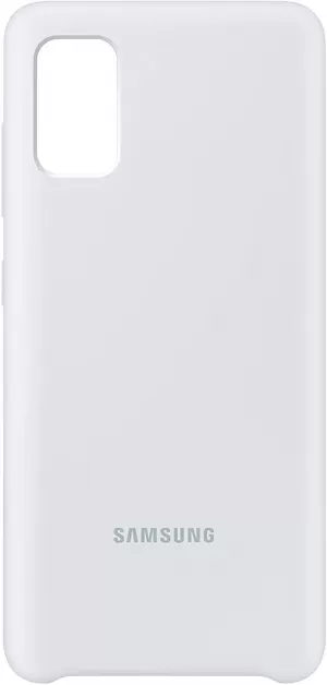 Image of Samsung Galaxy A41 Silicone Cover in White (EF-PA415TWEGEU)